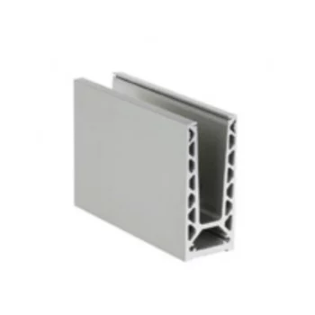 Frameless U channel glass balustrade system