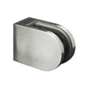 Stainless steel D glass clamp