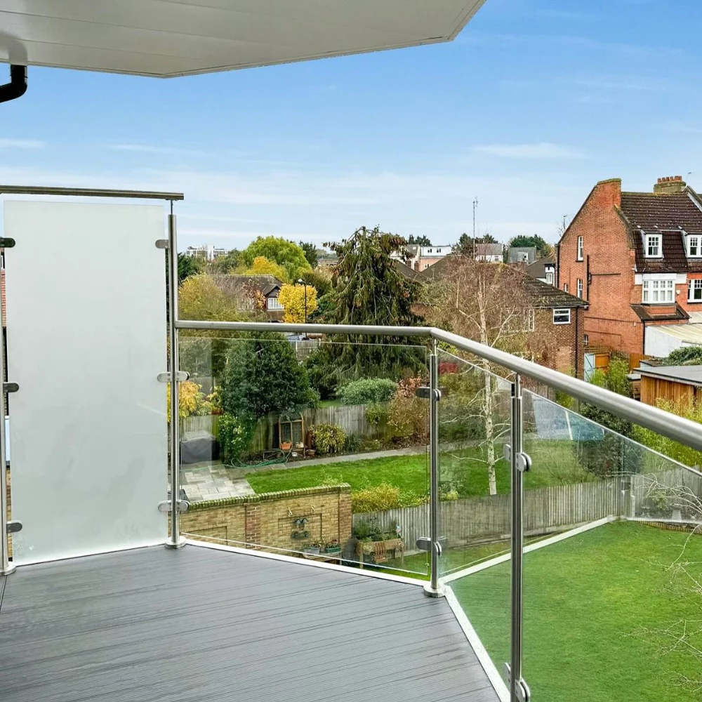 Glass balustrade project in Kent